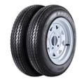 thumbnail image 5 of 5.3-12 Trailer Tires on 12" Rims - 6 Ply Load Range C, White Spoke, Set of 2 Wheels, 5 of 5