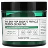 Some By Mi , AHA/BHA/PHA 30 Jours Miracle Truecica Tampon Transparent, 70 Tampons, 4,22 fl oz (125 ml)