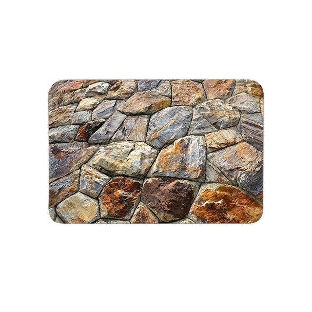 FUYPSE 2026 New Arrivals Carpet Cleaner Shampoo 3D Optical Rug Brick Bottomless Hole Design Non Area Rug for Living Room Bedroom Front Door Mat Playroom & Gameroom Floor Carpet Decor