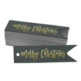 thumbnail image 1 of Inkdotpot Gold Foil Paper Hang Tags Merry Christmas Favor Tags 50 Pieces, 1 of 6