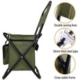 thumbnail image 2 of Fishing Chair Folding Chair Portable Effective Stainless Steel Strong Load-bearing Camping, 2 of 9
