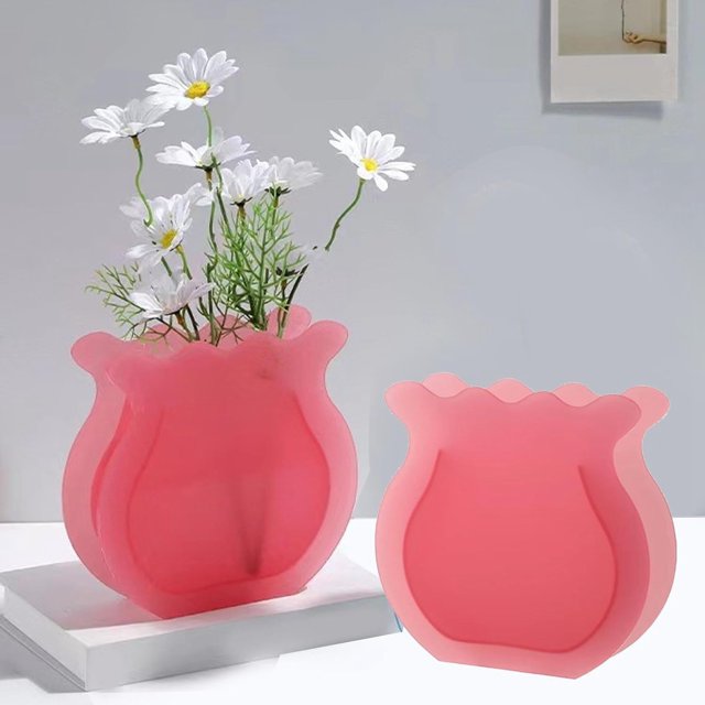 Modern Clear Acrylic Desktop Aquarium Vase Durable Thickened Fish Tank For Home Dorm Room