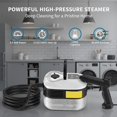 thumbnail image 3 of Professional High-Pressure 1800ml Rapid-Heating Steam Cleaner, 2500W Handheld High-Temperature Pressurized Steam Cleaner, Steam Cleaner For Car, Kitchen, Bathroom, Furniture, Windows (White), 3 of 9