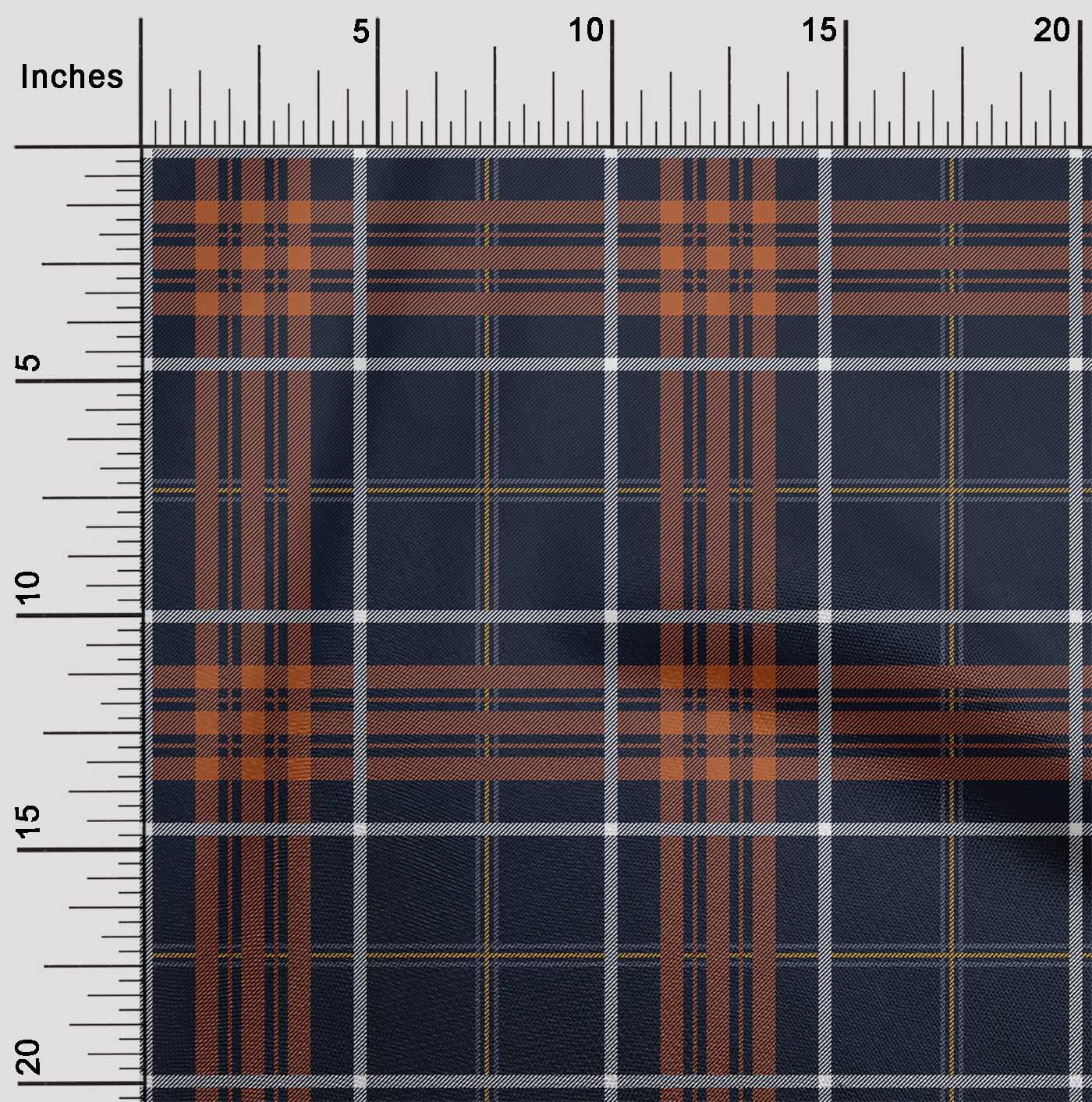 oneOone Polyester Lycra Fabric Tartan Check Fabric Prints By Yard 56 Inch Wide