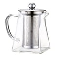 thumbnail image 4 of Glass Tea Pot Stainless Infuser Kettle Water Teapot 650ml/21.98oz, 4 of 8