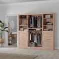 thumbnail image 3 of Organisateur de garde-robe 86L Pur de Bestar, brun rustique, 3 of 8