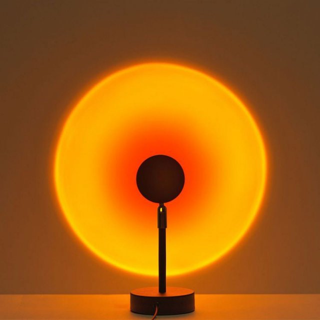 Sunset Projection Lamp LED Lighting USB Charging Romantic Night Light for Photog