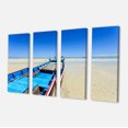 thumbnail image 2 of Long Tail Boat Stand at the Beach - Seashore Canvas Art Print, 2 of 3