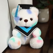Meitianfacai 2024 Graduation Teddy Bear Doll, Soft Cotton Plush Bear Dolls Toys, Graduation Gifts for Him/Her, Graduation Decorations Class of 2024