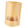 thumbnail image 4 of 50 Pcs Sacs Kraft avec Fenêtre, Sac d'Emballage en Papier Autoportant 10x15+3 cm, 4 of 9