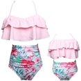 thumbnail image 1 of Girls Swimsuit High Waisted Two Pieces Bikini Set Swimwear Bathing Suits, 1 of 7