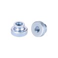 thumbnail image 1 of Unique Bargains Écrous de Pouce Moletés, Boutons Ronds M4 avec Collier, Zinc Plaqué, 30 Pcs, 1 of 3