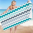thumbnail image 3 of Stripe Series Microfiber Towels Large Bath Towels Beach Towels, 3 of 8