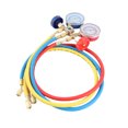 thumbnail image 2 of Manifold de Réfrigérant Gauges, Tuyaux de Chargement de Réfrigérant de Climatisation avec Manomètre pour R12 R22 R404A R134A, 2 of 7