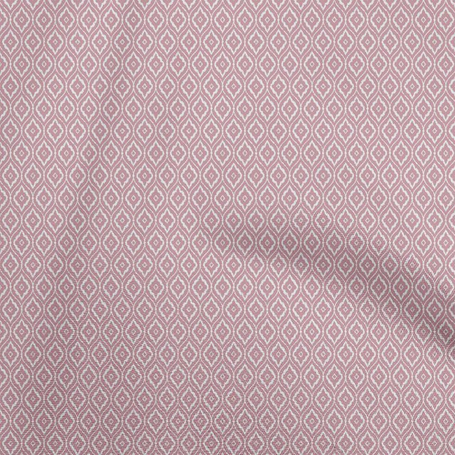 oneOone Georgette Viscose Dusty Pink Fabric Block Craft Projects Decor Fabric Printed By The Yard 42 Inch Wide-FD