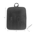 thumbnail image 2 of Ustensile Front Cousé Porte-Pot Noir - Ensemble De 6, 2 of 3