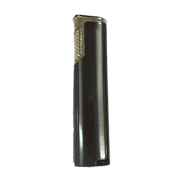 Wdhugt Briquet Torche en Métal Type E Long Mini Mince au Butane Coupe-Vent à Flamme Bleue pour Camping en Plein Air Randonnée Briquets d'Urgence pour Cigarette Matériau Plastique E