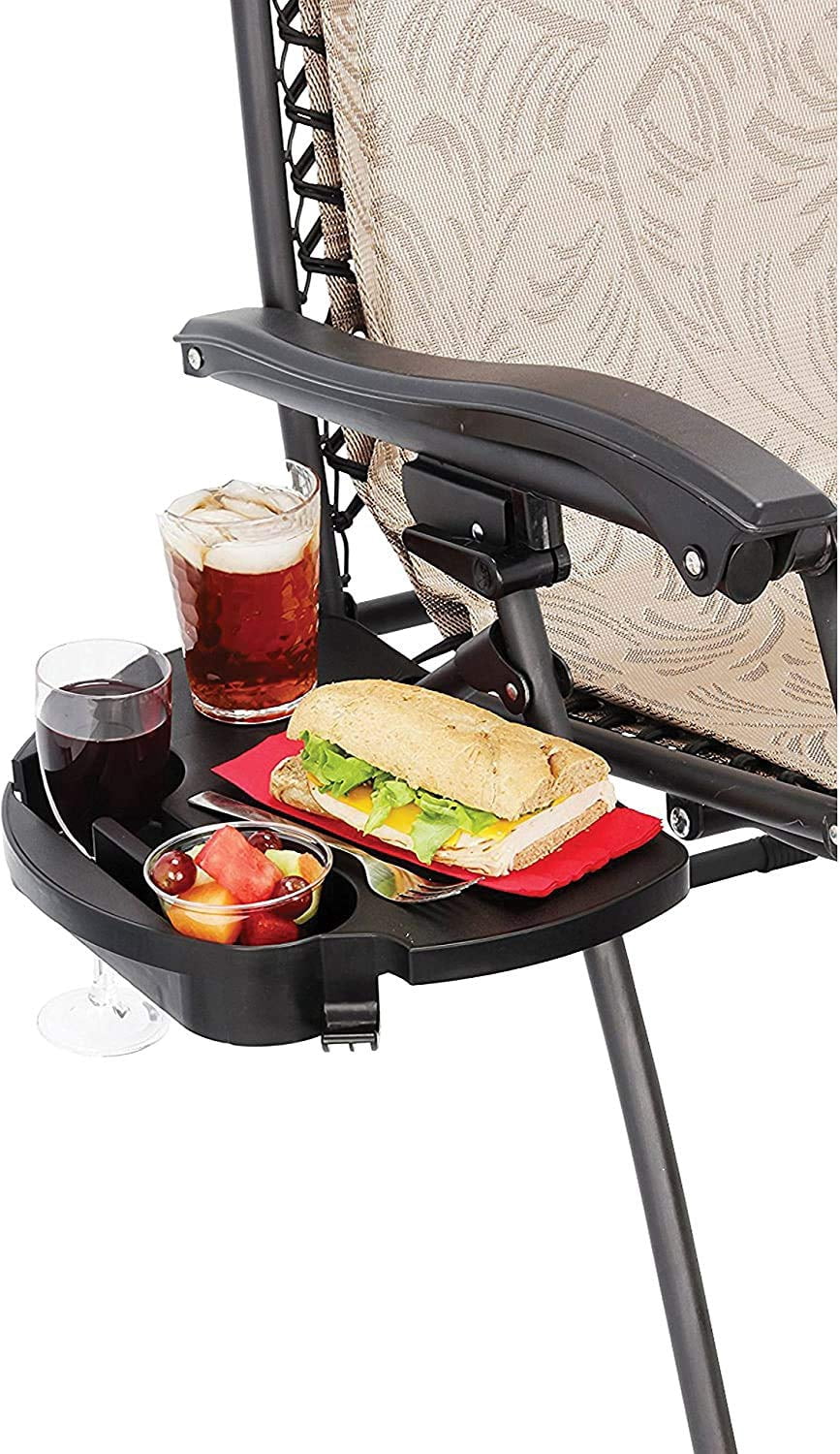 Camco 51834 Plateau pour Chaise à Gravité Zéro, Noir