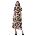 thumbnail image 1 of Moomaya Tunique à Manches Courtes pour Femmes, Robes de Cocktail en Coton Flex Imprimées, 1 of 5