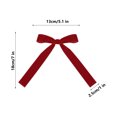 thumbnail image 3 of Birdeem Christmas Tree Decorations,Christmas Decorations for the Home,12Pc Velvet Christmas Tree Bow Decoration Wreath Bow Decoration,Christmas Decorations for Tree,Christmas Tree Bows, 3 of 5