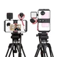 thumbnail image 3 of U Rig Pro Smartphone Video Rig Stabilizer Triple Cold Shoe Mount with 1/4inch Screw, 3 of 8
