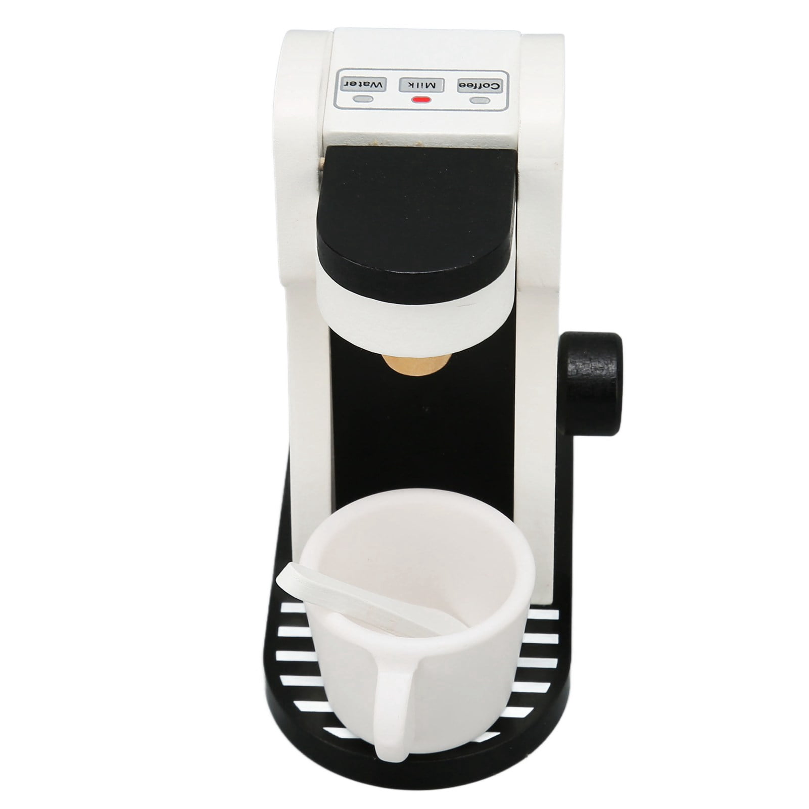 Wooden Coffee Maker Toy, Rounded Edges Coffee Maker Playset  for Party