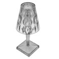 thumbnail image 3 of Tbest Crystal Table Light, Prism Desk Lamp Three Gears Adjustable Beautiful Transparent Prism For Gifts For Bar Hotel For Home For Decoration, 3 of 8