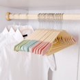 thumbnail image 2 of Coofit 15PCS Clothes Hanger Non-slip Adjustable Pants Hanger Trouser Hanger for Closet, 2 of 10