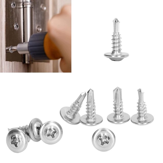 Quick Round Washer Head Screws 410 Stainless Steel, High Performance, Easy To Use For Machinery Industry