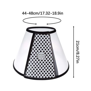 Aqestyerly Universal Pet Protective Licking Collar Cone Biting Head Cover for Cats and Dogs Post Surgery Recovery Cone for Pets HWRETIE