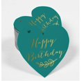thumbnail image 2 of Inkdotpot Gold Foil Paper Hang Tag Happy Birthday Favor Tag 100 Pieces, 2 of 6