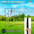 thumbnail image 2 of VEVOR Freestanding Volleyball Training Net for Indoor or Outdoor Use, Adjustable Height Portable Net System with Carrying Bag, 2 of 9