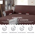 thumbnail image 4 of CHUANK Housse Imperméable pour Canapé, Housses pour Sofa en L, Housse pour Chaise Longue, Housse Réversible de Protection de Meuble pour Animaux, Enfants, Chien, Chat, Kaki P, 4 of 7