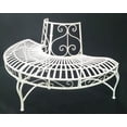 thumbnail image 4 of WHITE SEMI-CIRCLE TREE-WRAP BENCH, 4 of 4