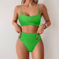 thumbnail image 2 of Womens High Waisted Swimsuits Bottom Padded Bathing Suits Bikini Sets Top Two Piece Swimwear Swimwears Tankinis Set Xl, 2 of 5