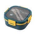 thumbnail image 2 of EGNMCR Lunch Box Kids,Bento Box Adult Lunch Box,Lunch Containers For Adults/Kids/Toddler,1200ML-5 Compartment Bento Lunch Box,Built-In Reusable Spoon & BPA-Free, Mother's Day Gift Ideas, 2 of 7