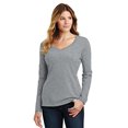 thumbnail image 1 of Port & Company ®  Ladies Long Sleeve Fan Favorite V-Neck Tee. Lpc450vls S Athletic Heather, 1 of 1