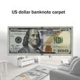 thumbnail image 3 of MesaSe 100 Dollar Bill Non-Slip Area Rug Door Mat One Hundred Dollar Money Bath Mat Home Decor Carpet Runner, 3 of 9