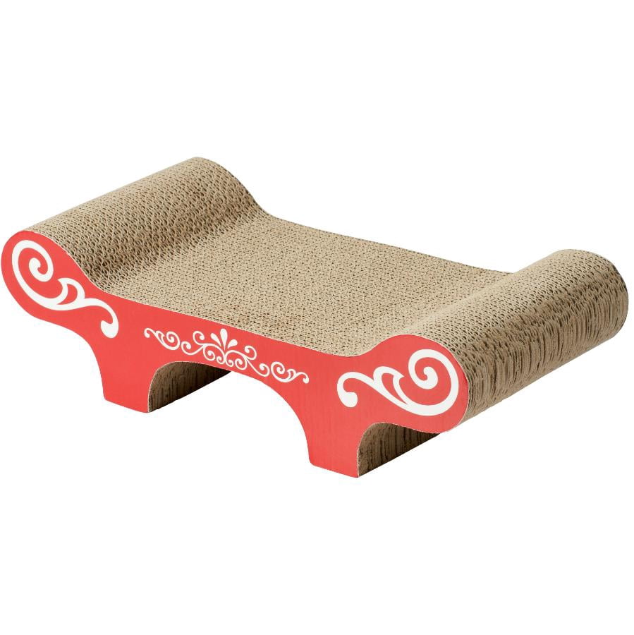 Catit Style Banc Griffoir pour Chat avec Herbe à Chat, Motif Urbain