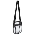 thumbnail image 3 of Transparent Messenger Bag Purse, Convenient Visible Inside PVC Clear Messenger Bag  For Men Women For Work Business S, 3 of 8