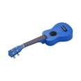 thumbnail image 2 of 21-Inch Soprano Acoustic Ukulele with Basswood Body, Bright Blue Finish - Includes Carrying Bag, Adjustable Strap (Random Color), Extra Nylon Strings, 4 Picks (Assorted Colors), and Open-Type Tuner, 2 of 6