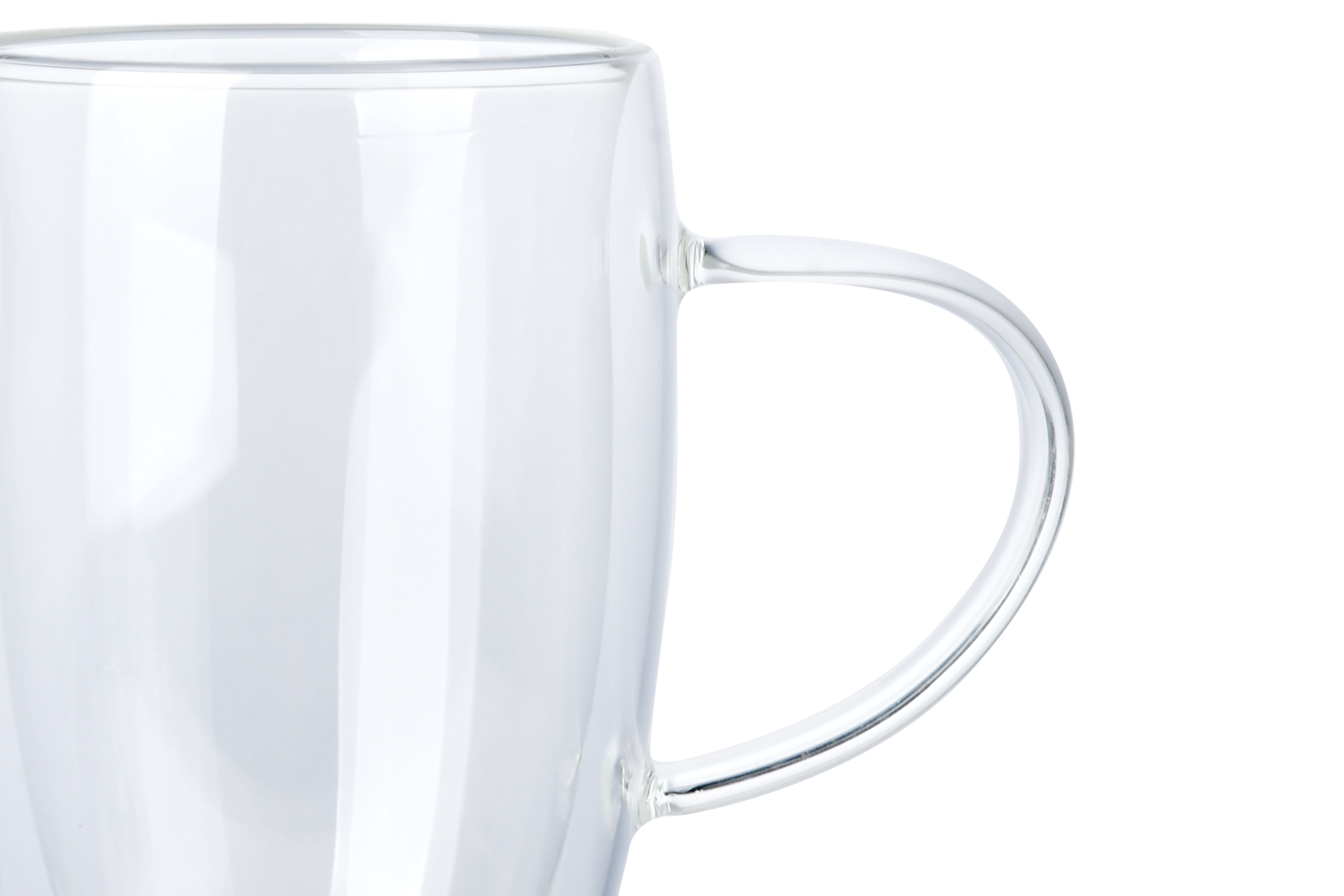 Mainstays Double Wall Clear Glass Mug 15oz, 1 Piece