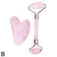 thumbnail image 1 of Jade Roller & Gua Sha Face Body Therapy Massager Stone FAST FAST F4Q6, 1 of 9