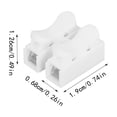 thumbnail image 2 of Electrical Tools Spring Quick Connector Wire - 2024 Push Quick Wire Connectors Upgrade Spring Clamp Terminal Block for Enhanced Home Appliance Connections, 2 of 8