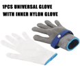 thumbnail image 1 of Gant Résistant aux Coupures en Acier Inoxydable Gants de Sécurité de Travail en Maille Métallique Anti-Coupure, 1 of 6