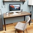 thumbnail image 4 of Gymax 55'' Conference Table Office Computer Study Desk Metal Base Meeting Room, 4 of 10