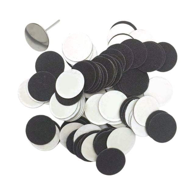 Wweixi Sand Paper Replacement Pads For Electric Foot File 25mm 80Grit 50Pcs 35mm 150Grit 100 pcs