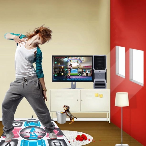 Tapis de danse Enfants USB PC Plug and Play Tapis de jeu Logiciel de jeu de danse 7