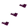 thumbnail image 1 of kurtrusly 1/2/3 Polyester Chenille Rug Carpet With Soft Texture Good Stepping Feeling And Strong Grip Prompt Deep Purple 50*80+50*50 3PCS, 1 of 6