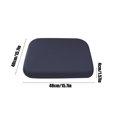 thumbnail image 3 of Yhmxh Home Decor Spring Decor Detachable And Washable Seat Slow Recovery Sponge Chair Cushion For Kitchen Dining Classroom Office Or Car All Year Round Non-Slip Bottom Milk Fiber seat cushion, 3 of 6